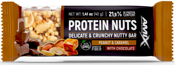 Protein szelet dióval Amix Protein Nuts 40g