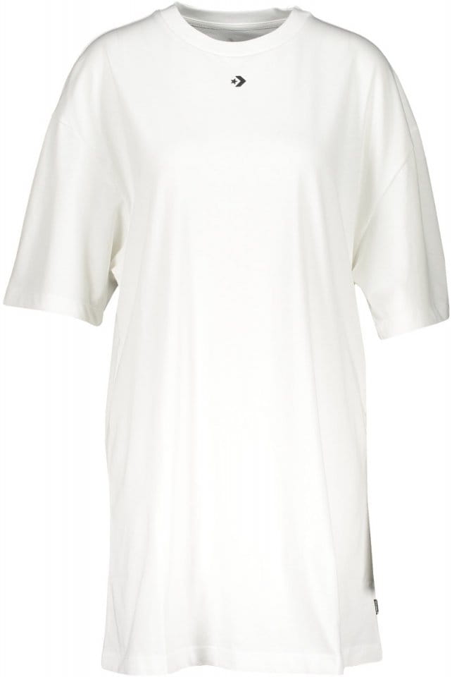 Converse Wordmark Damen T-Shirtkleid Weiss F102 Rövid ujjú póló