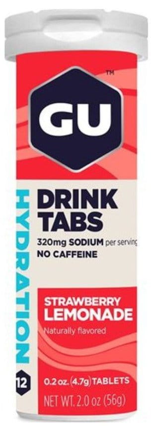 Energy GU Hydration Drink Tabs 54 g Strawberry Tabletek