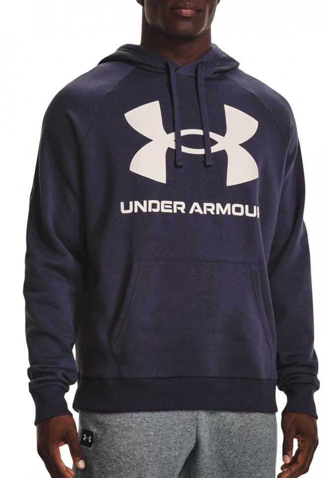 Under Armour UA Rival Fleece Big Logo HD-GRY Kapucnis melegítő felsők