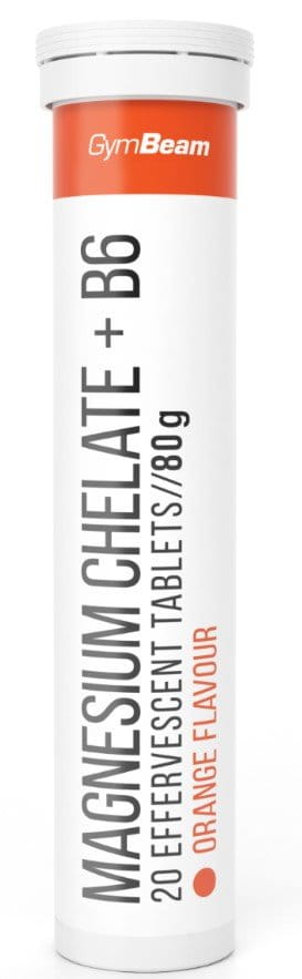 Magnesium chelate + B6 - GymBeam Orange Tabletek