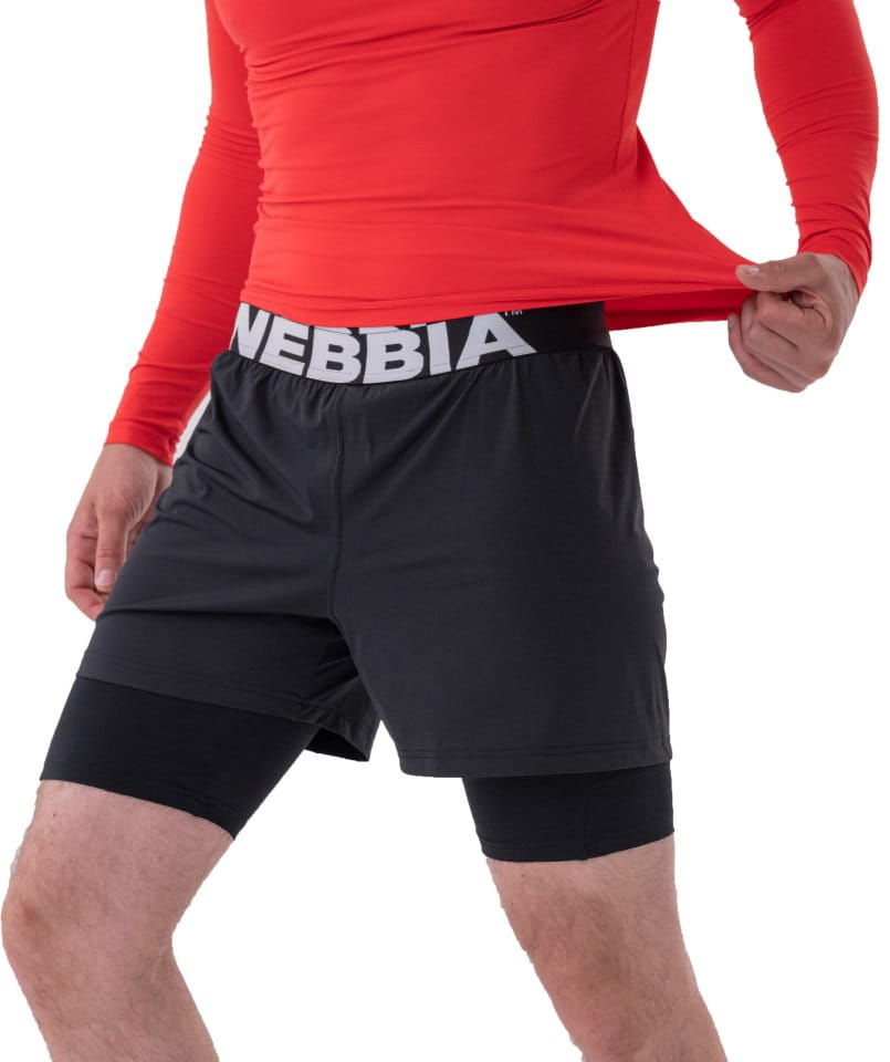 Nebbia Double-Layer Shorts with Smart Pockets Rövidnadrág