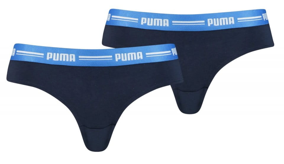 Puma Brazilian 2er Pack Damen Blau F009 Alsónadrágok