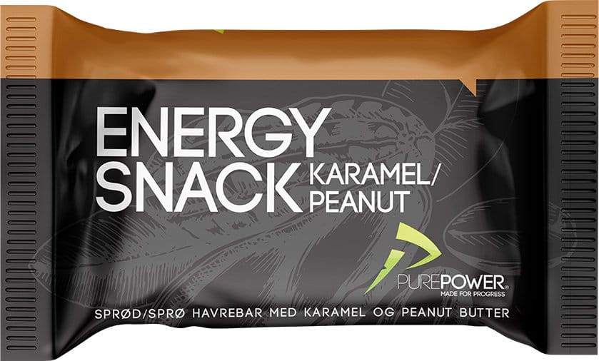 Pure Power Energy Snack Caramel & Peanuts 60g Szelet