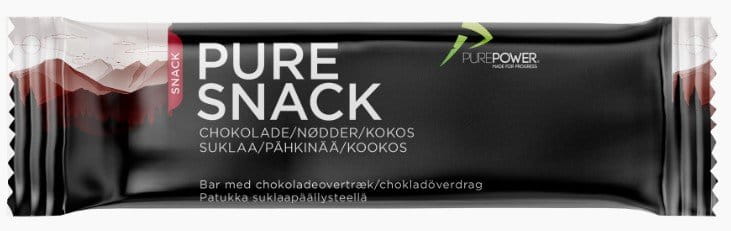 Power Pure Snack Dark chocolate and coconut(rawbar) Szelet