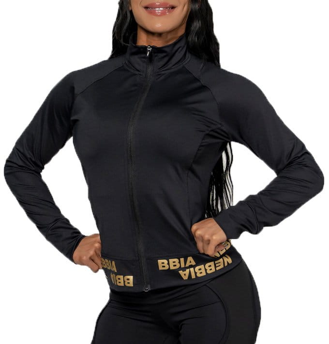 NEBBIA Women s Zip-Up Jacket INTENSE Warm-Up Gold Melegítő felsők