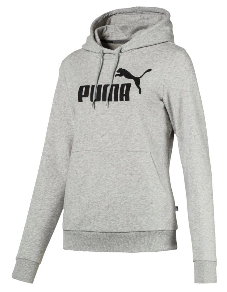 Puma Essential Logo Hoody TR Damen Grau F04 Kapucnis melegítő felsők