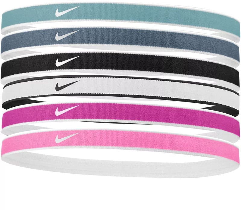 Nike Swoosh Sport Headbands 6 PK Tipped Fejpánt