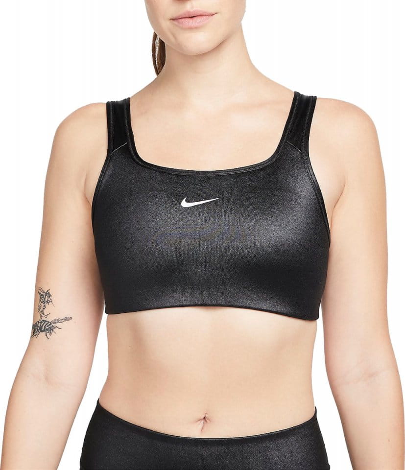 Nike Dri-FIT Swoosh Women s Medium-Support 1-Piece Pad Shine Sports Bra Melltartó