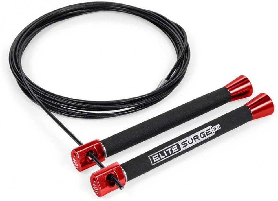SRS Elite Surge 3.0 - Red Handle / Black Cable Ugrókötél