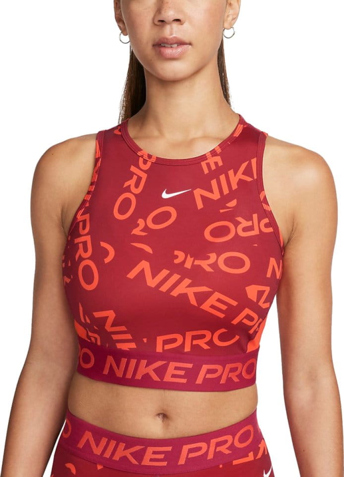 Nike W NP DF CROP TANK AOP Atléta trikó